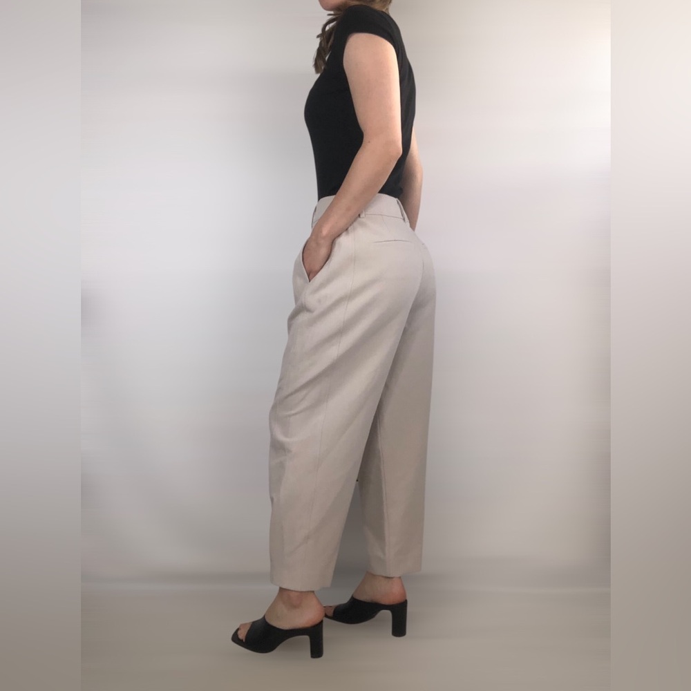 NWT Abercrombie and Fitch Taper Trouser Pant Pleated Size 28 Short - Picture 4 of 6